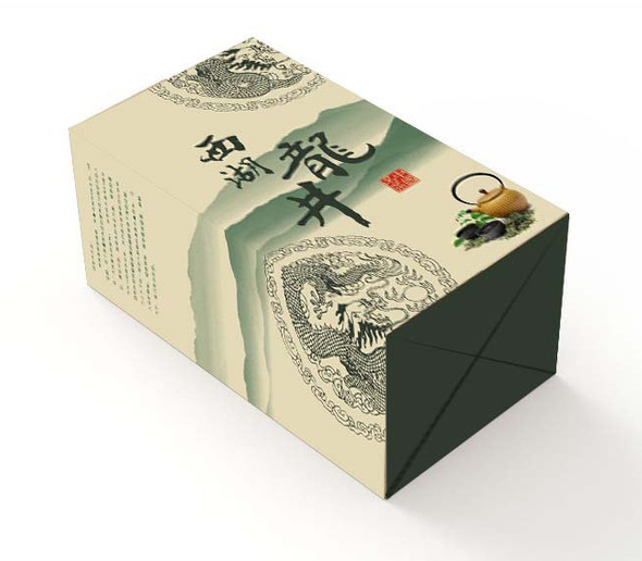 龍井茶葉包裝圖案選??！