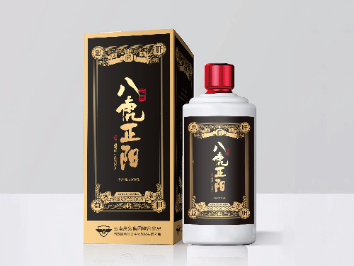 一生豪邁凌云壯志，四海情誼醇香搖曳！八虎正陽(yáng)保健酒包裝設計