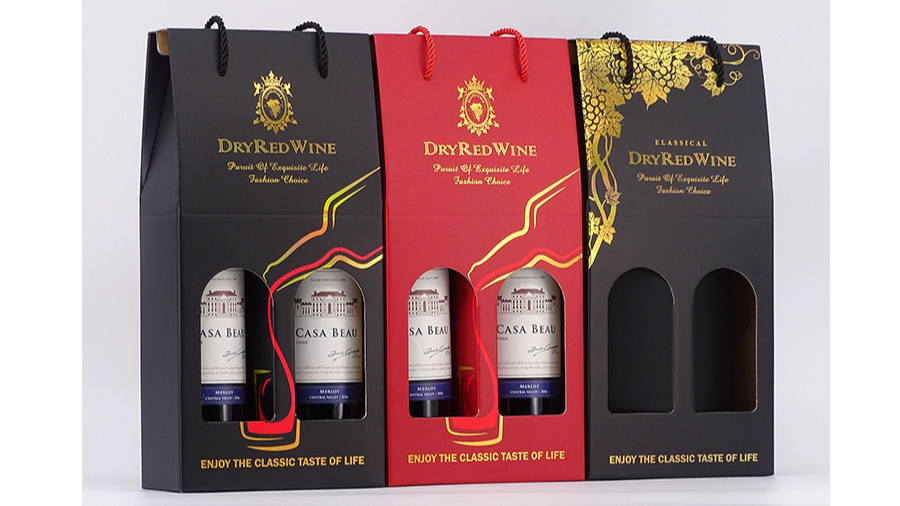 手提繩款【紅酒禮盒】-定制-廠(chǎng)家-規格-圖片