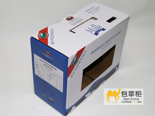 低脂牛奶生機谷，天然營(yíng)養更安全！澳洲生機谷牛奶瓦楞彩箱定做