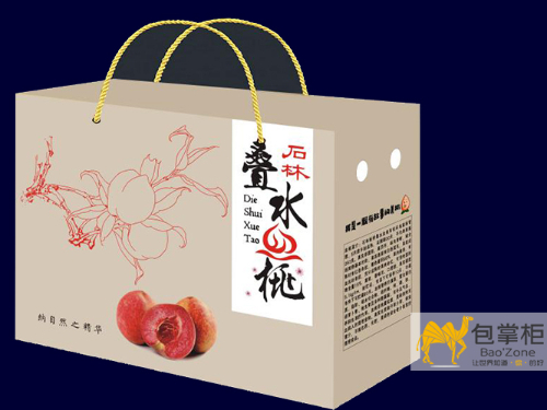 桃花開(kāi)盡，桃香已濃！石林·板橋疊水血桃彩箱包裝盒定做